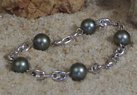 bracelet avec perles tahiti