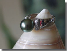 Bague en perle